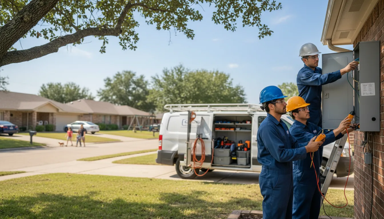 Certified electrician providing emergency electrical services in Clay City, IL